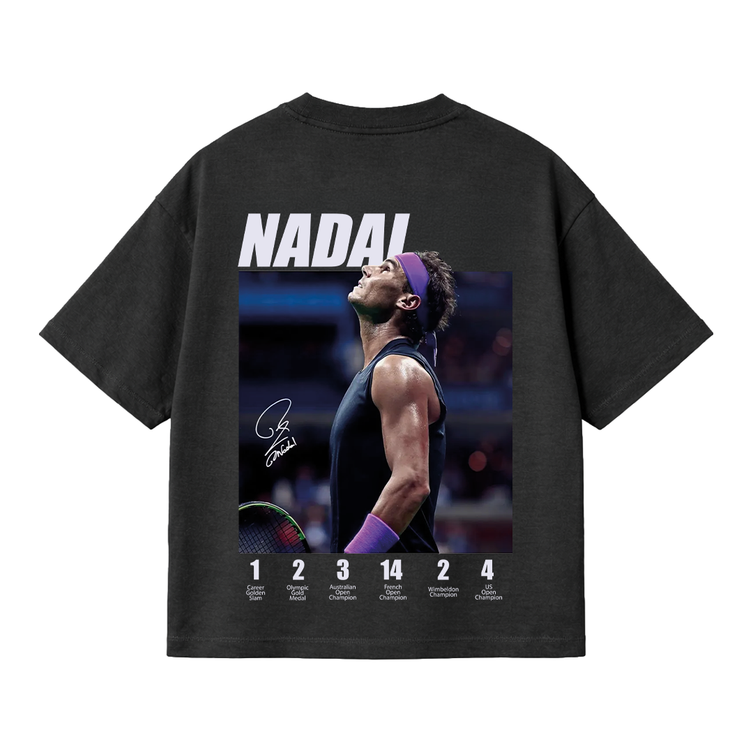 Nadal Statistics - Oversized T-Shirt